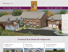 Tablet Screenshot of damsonhomes.net